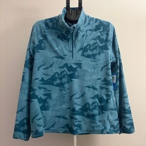 Columbia Blue Patterned Women's Sweater